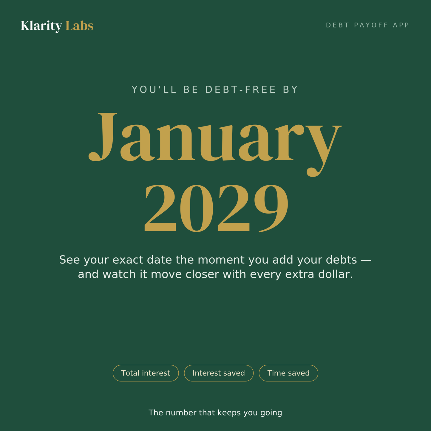Debt Payoff App — Know Your Exact Debt-Free Date