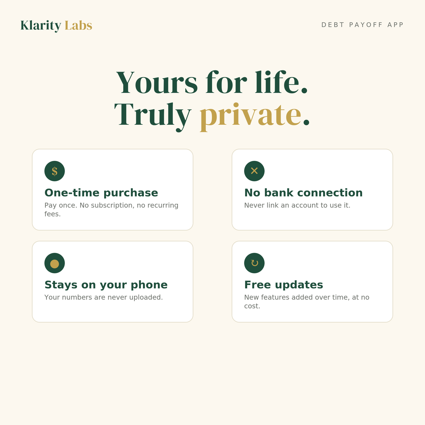 Debt Payoff App — Know Your Exact Debt-Free Date